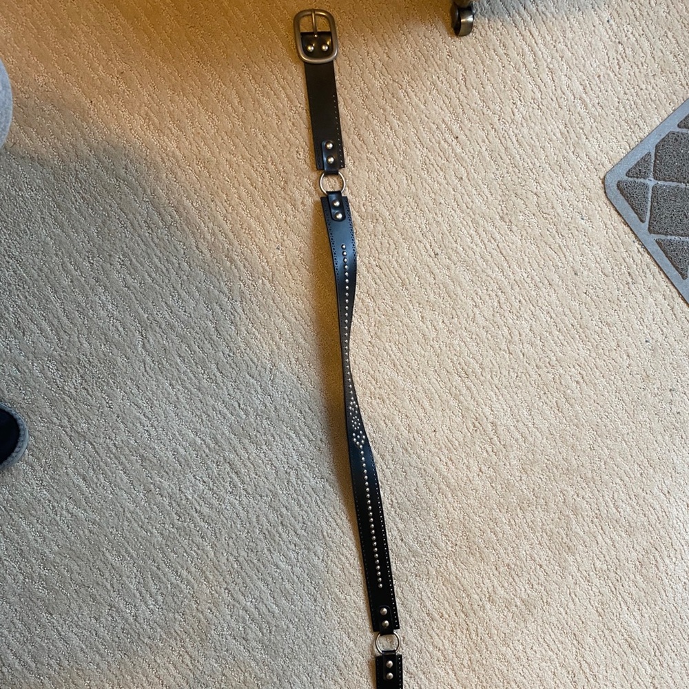 Lane Bryant Black studded belt in EUC. 18/20